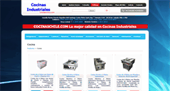 Desktop Screenshot of cocinaschile.com