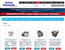 Tablet Screenshot of cocinaschile.com